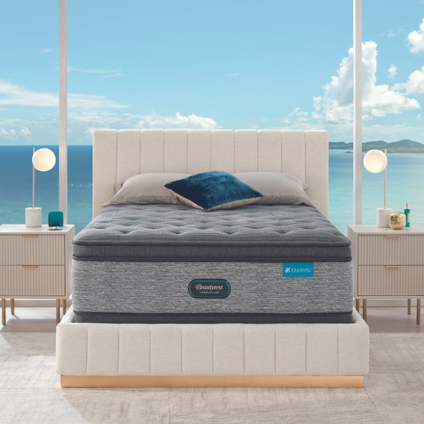Colchón Beautyrest Harmony Lux Hybrid | Ocean Reef | Pillow Top | 14" | Escala 3.9