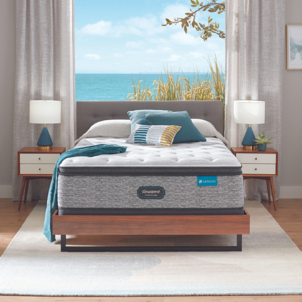 Colchón Beautyrest Harmony Lux Hybrid | Palm Bay | Euro Pillow Top | 13" | Escala 5.7